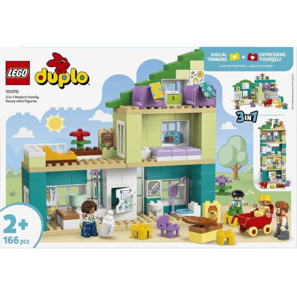 Конструктор LEGO DUPLO Town Сучасний родинний будинок із фігурками