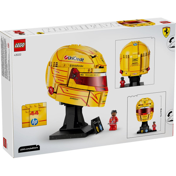 Конструктор LEGO Editions Formula 1 Шолом Льюїса Гамільтона з команди Scuderia Ferrari HP