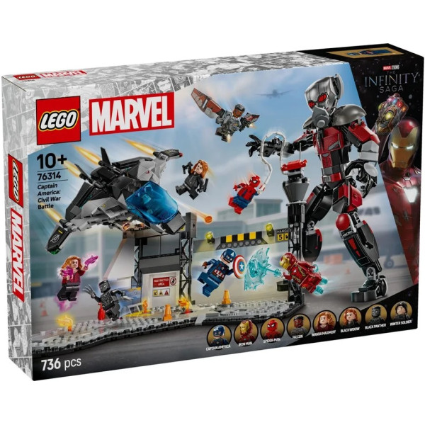 Конструктор LEGO Super Heroes Перший месник: Протистояння Пригодницька битва