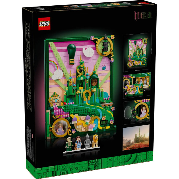 Конструктор LEGO Wicked Смарагдове місто настінний арт