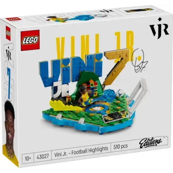 Конструктор LEGO Editions Football Вінісіус Жуніор — найкращі моменти футбольних матчів