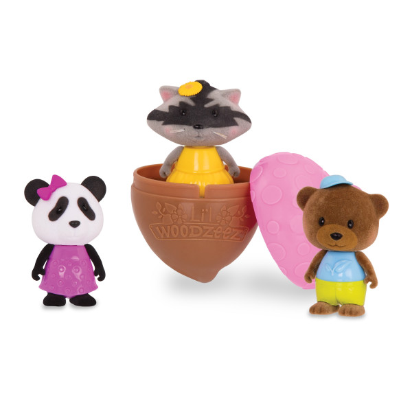 Набір фігурок Li`l Woodzeez Bobblehead S3, 3од