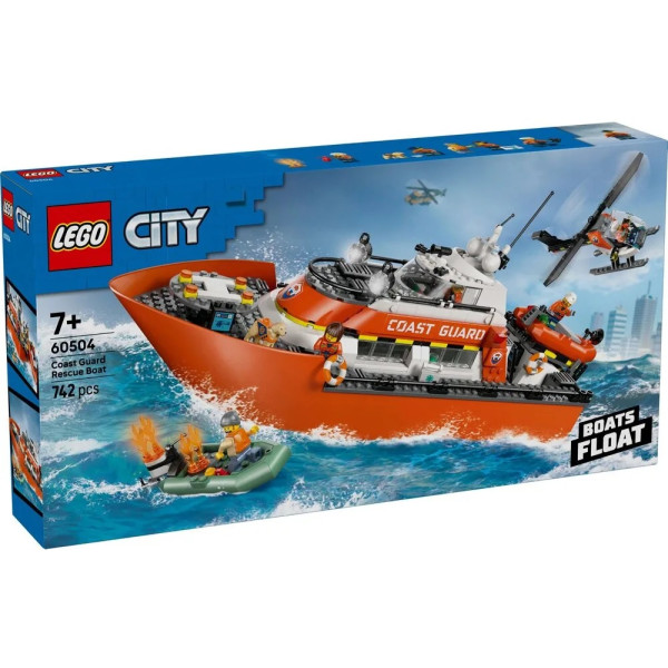 Конструктор LEGO City Рятувальний катер і гелікоптер берегової охорони
