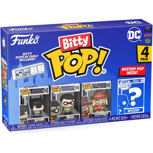 Набір подарунковий Funko POP (Bitty): DC- Batman 4pk