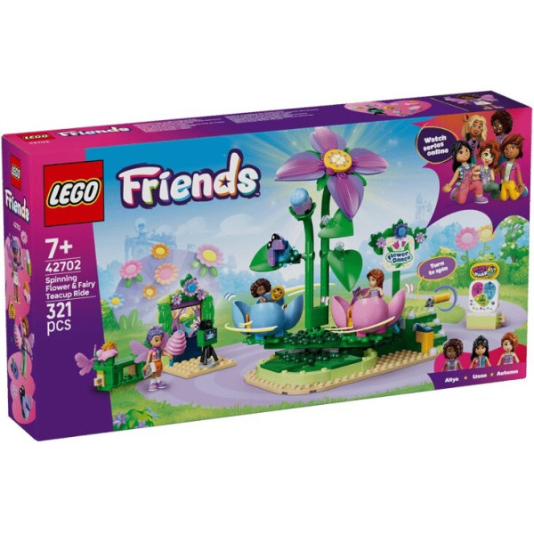 Конструктор LEGO Friends Карусель із квітами й чашками та казкова фотобудка