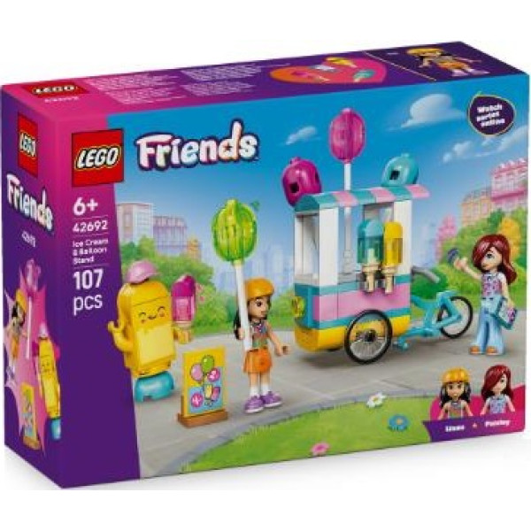 Конструктор LEGO Friends Ятка з морозивом і повітряними кульками