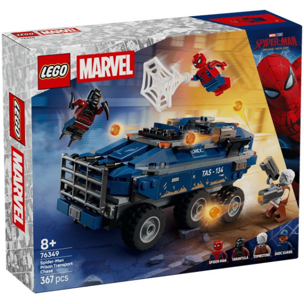 Конструктор LEGO Super Heroes Переслідування Людиною-Павуком машини для перевезення злочинців