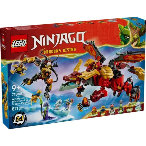Конструктор LEGO Ninjago Дракон-трансформер Вайлдфаєр
