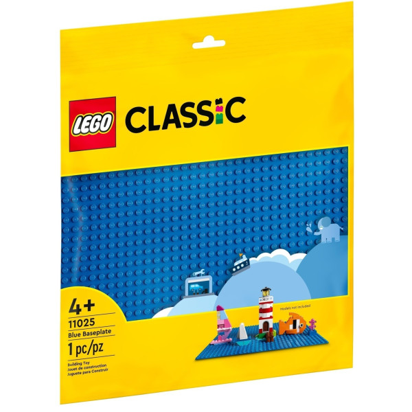 Конструктор LEGO Classic Базова пластина синього кольору