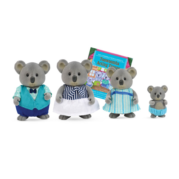 Набір фігурок Li'l Woodzeez Сім'я Коал 4од, книжка EN