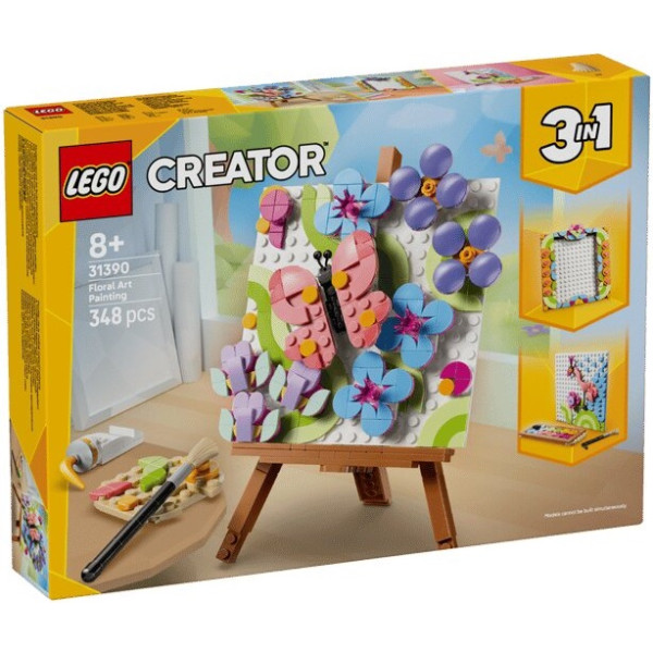 Конструктор LEGO Creator Декоративний живопис «Квіткове мистецтво»