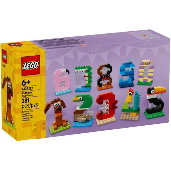 Конструктор LEGO Iconic Цифри на день народження