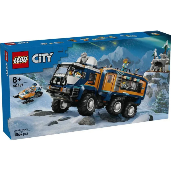 Конструктор LEGO City Арктична дослідницька вантажівка з науковою лабораторією