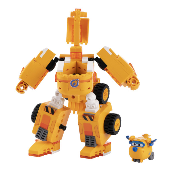 Конструктор трансформер Super Wings Small Blocks 2в1 Buildable Transforming Vehicle Донні (Donnie)