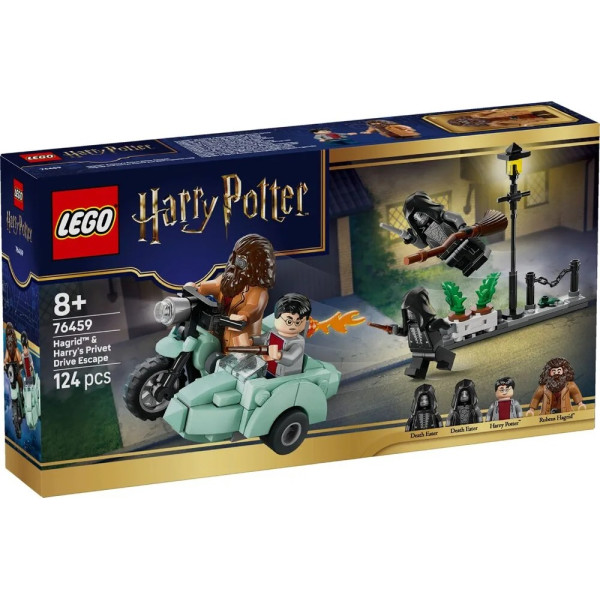 Конструктор LEGO Harry Potter Геґрід і Гаррі: Втеча з Тисової вулиці