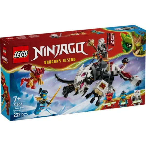 Конструктор LEGO Ninjago Зільвар і дракон Гримтак