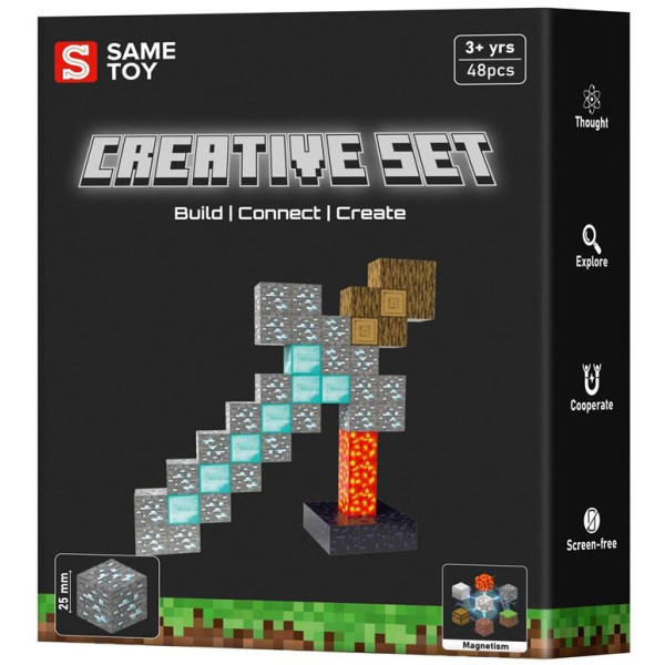 Конструктор магнітний Same Toy Creative Set Sword 48ел