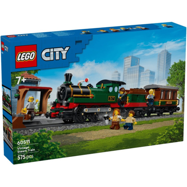 Конструктор LEGO City Старовинний паровоз