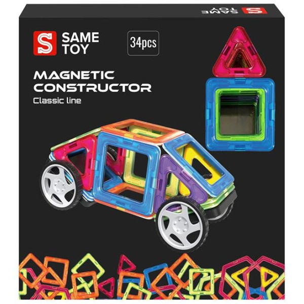 Конструктор магнітний Same toy Classic line 34ел
