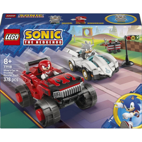 Конструктор LEGO Sonic Автомобіль Сільвера vs. монстр вантажівки Наклза