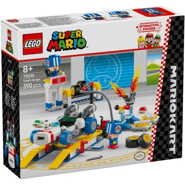 Конструктор LEGO Super Mario Mario Kart – Toad's Garage