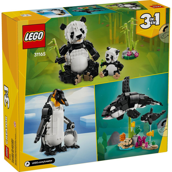 Конструктор LEGO Creator Дикі тварини: пандові