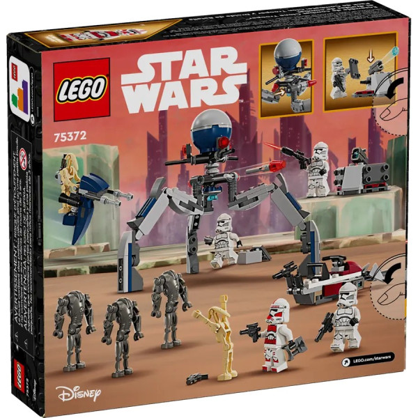 Конструктор LEGO Star Wars Клони-піхотинці й Бойовий дроїд. Бойовий набір