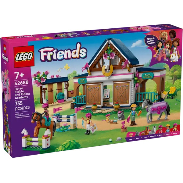 Конструктор LEGO Friends Кінна стайня і академія верхової їзди