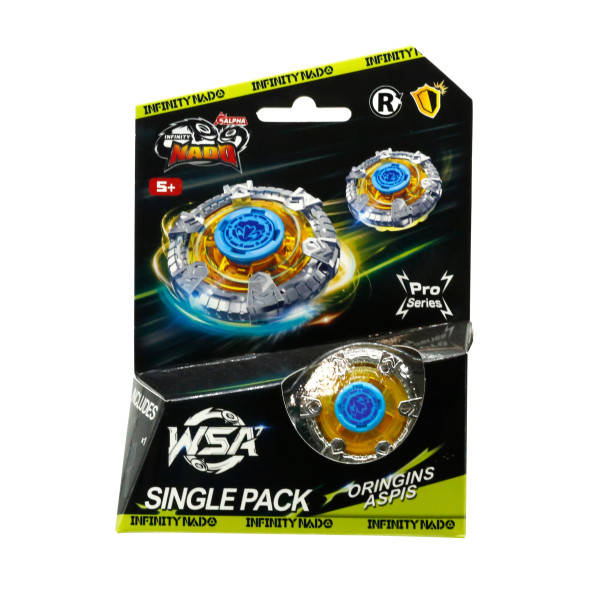 Дзиґа Infinity Nado VII Pro Series Single Pack Origins Щит (Aspis)