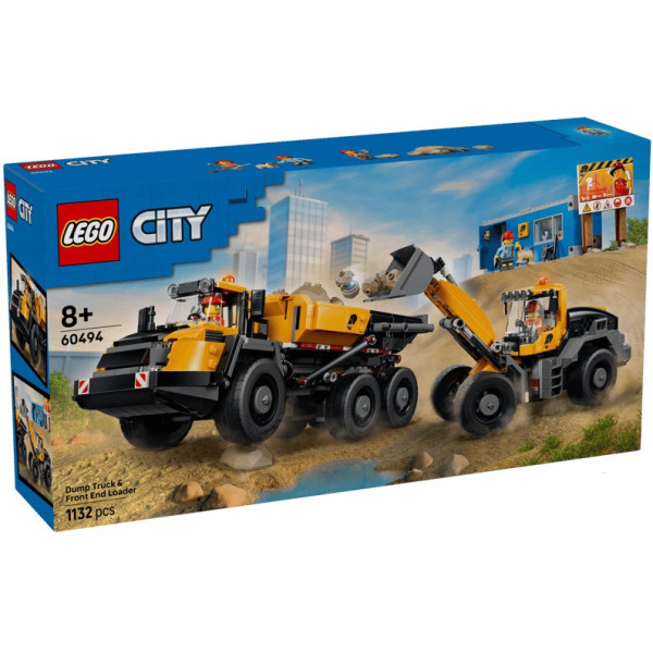 Конструктор LEGO City Самоскид і фронтальний ковшовий навантажувач