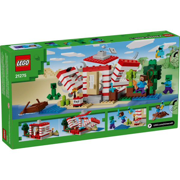 Конструктор LEGO Minecraft Будинок з вибухівки в джунглях