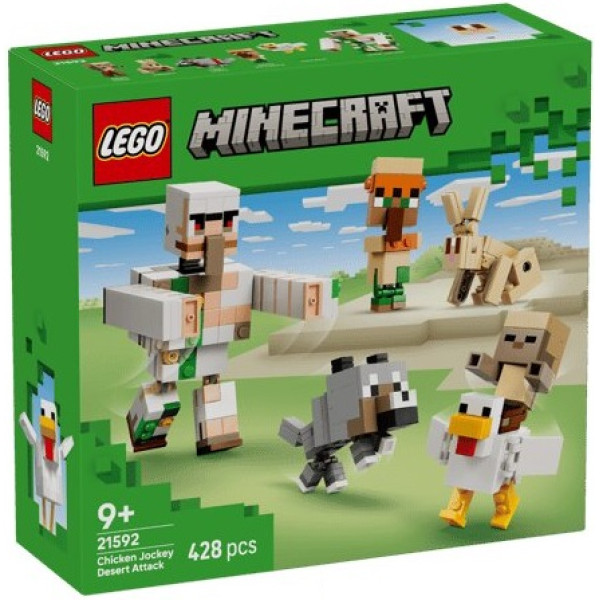 Конструктор LEGO Minecraft Курячий Жокей: атака в пустелі