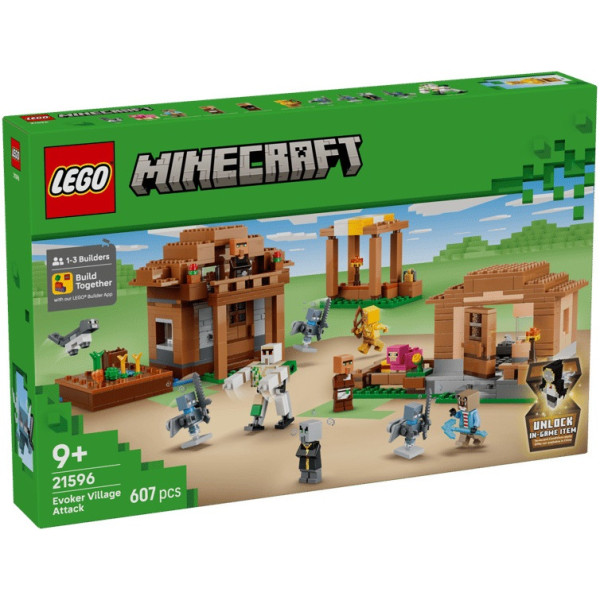 Конструктор LEGO Minecraft Напад викликача на село