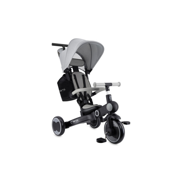 Триколісний велосипед MoMi SOLIVIA grey 4в1