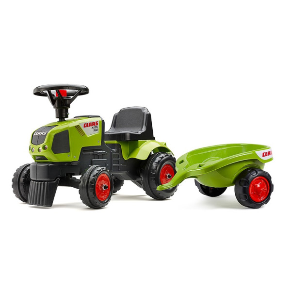 Дитячий трактор каталка з причепом FALK 1012B BABY CLAAS AXOS 310
